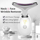 EMS Neck Massager with LED Light Therapy | Microcurrent Skin Tightening Device